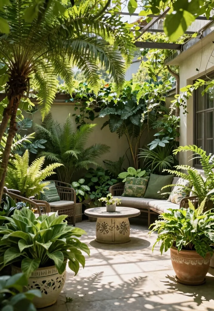 10 Shade Patio Ideas to Stay Cool and Comfortable Outdoors - 10. Shade Plants for Patios 1