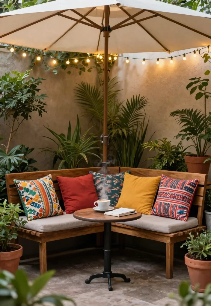 10 Simple Garden Patio Ideas for Easy Outdoor Living 12 10 Simple Garden Patio Ideas for Easy Outdoor Living - 2. Cozy Seating Corners 1