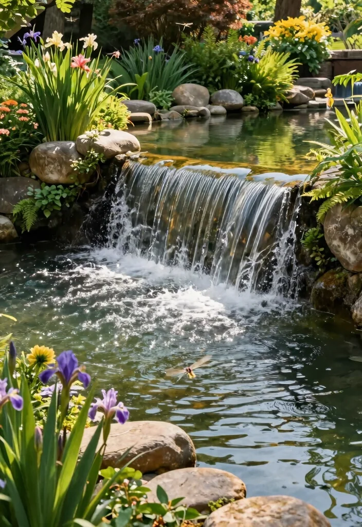 10 Uphill Backyard Ideas for Sloped Yards and Smart Landscaping - 5. Incorporating Water Features 1