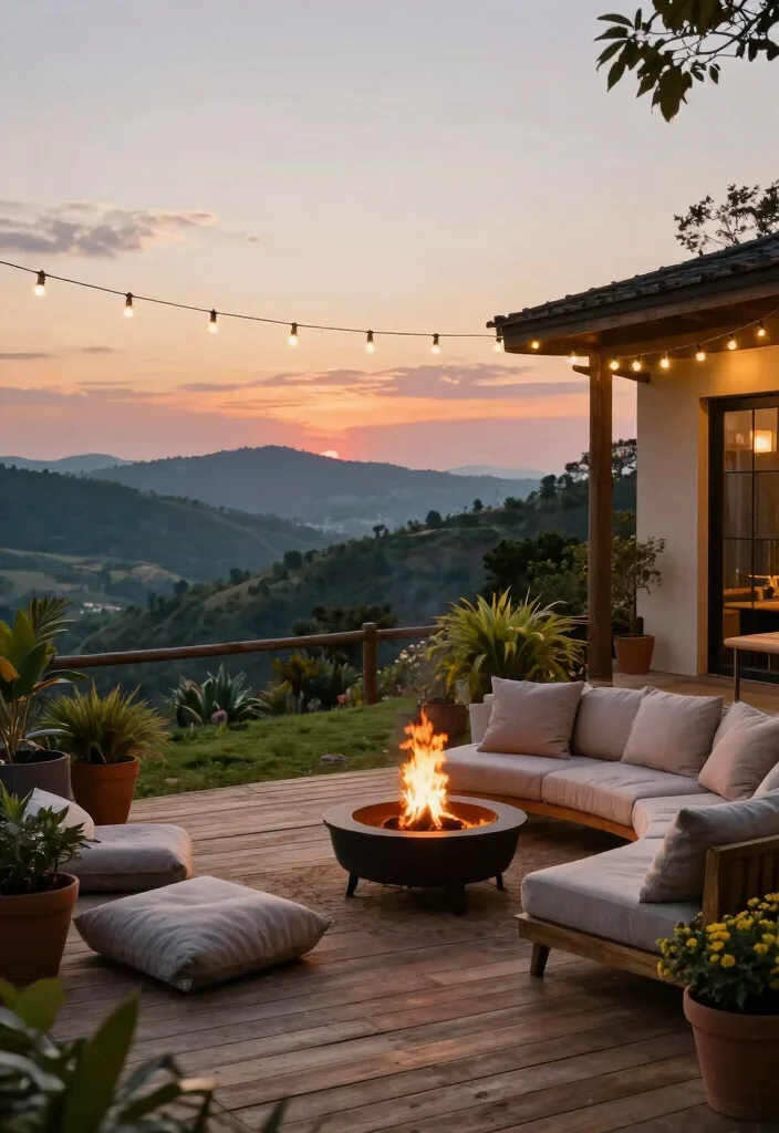 10 Uphill Backyard Ideas for Sloped Yards and Smart Landscaping - 6. Outdoor Living Areas with Views 1