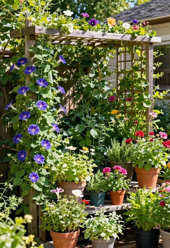 10 Uphill Backyard Ideas for Sloped Yards and Smart Landscaping - 7. Vertical Gardening Solutions 1