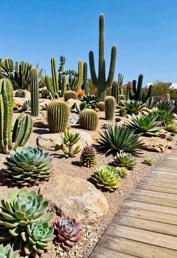 12 Arizona Backyard Ideas for Low Water Outdoor Living - 1. Colorful Succulent Garden 1