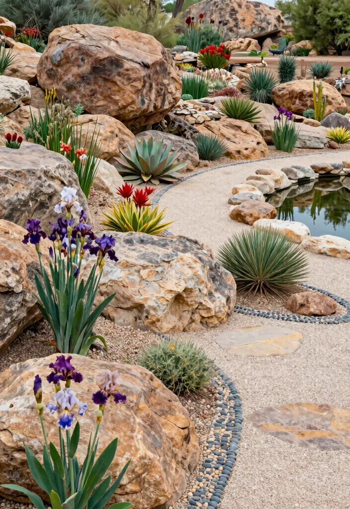 12 Arizona Backyard Ideas for Low Water Outdoor Living - 6. Rock Gardens 1