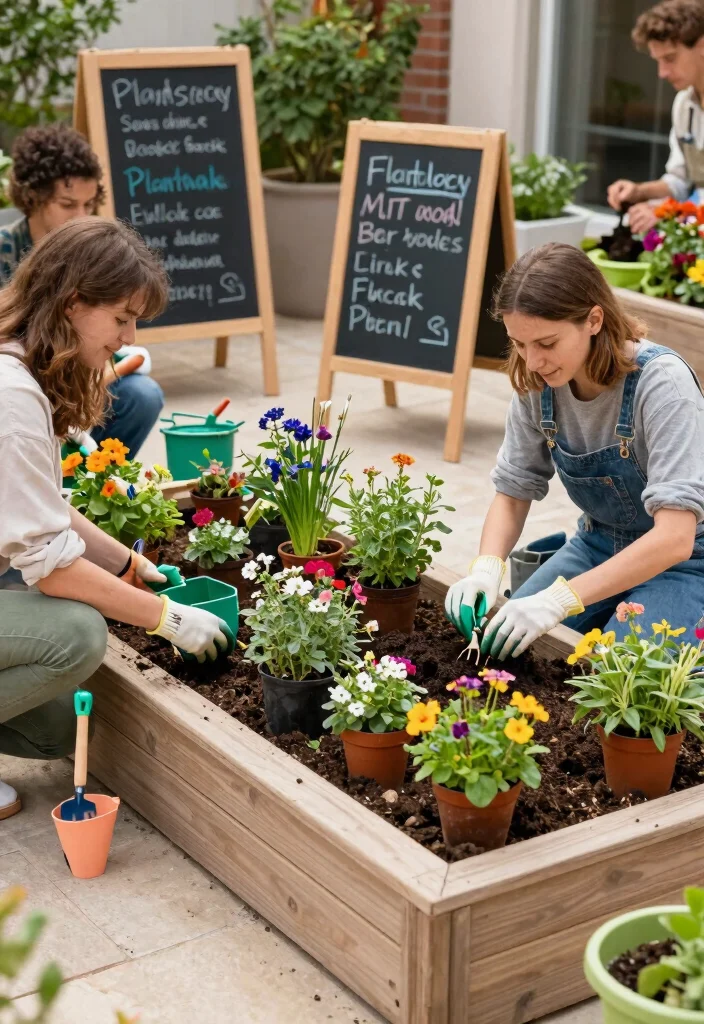 12 Backyard Patio Ideas for Relaxed Outdoor Entertaining - 11. Interactive Garden Experiences 1