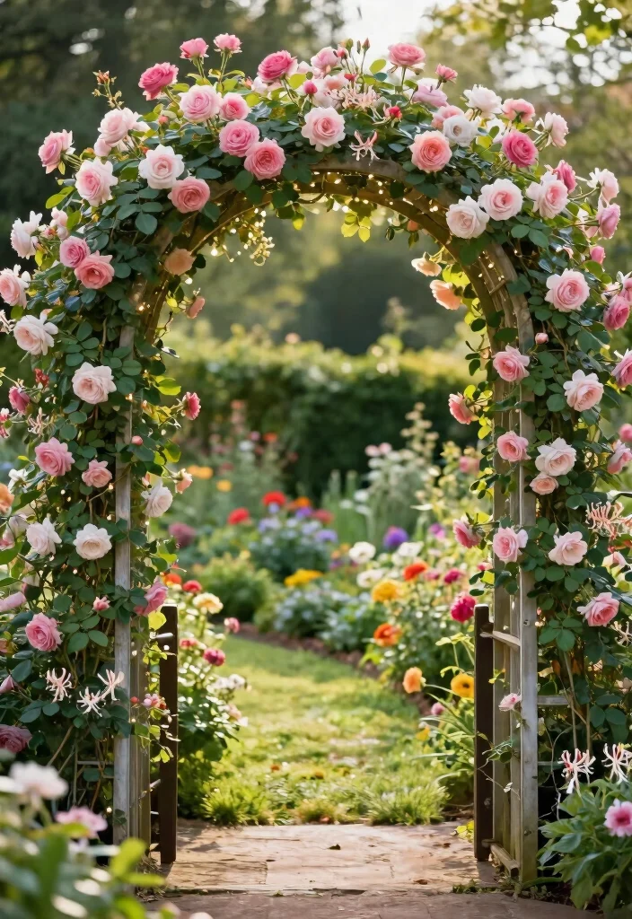 12 Backyard Trellis Ideas to Add Structure and Garden Style - 4. Archway Trellis 1