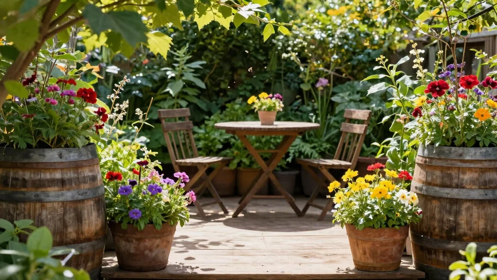 12 Barrel Planter Ideas for Rustic Garden Style on a Budget