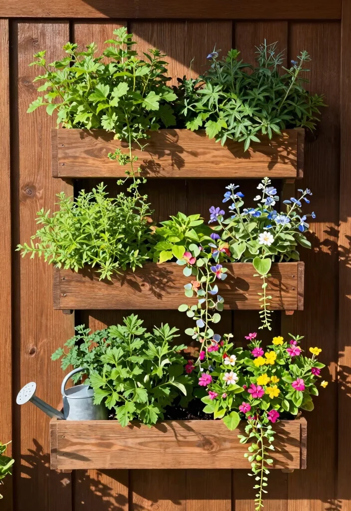 12 Front Porch Planter Ideas to Boost Curb Appeal on Any Budget - 1. Vertical Garden Planter 1