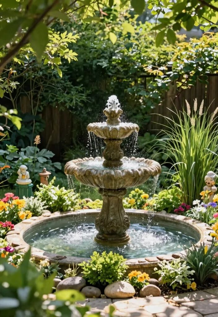12 Luxury Backyard Ideas for Elegant Outdoor Living Spaces - 3. Elegant Water Features 1