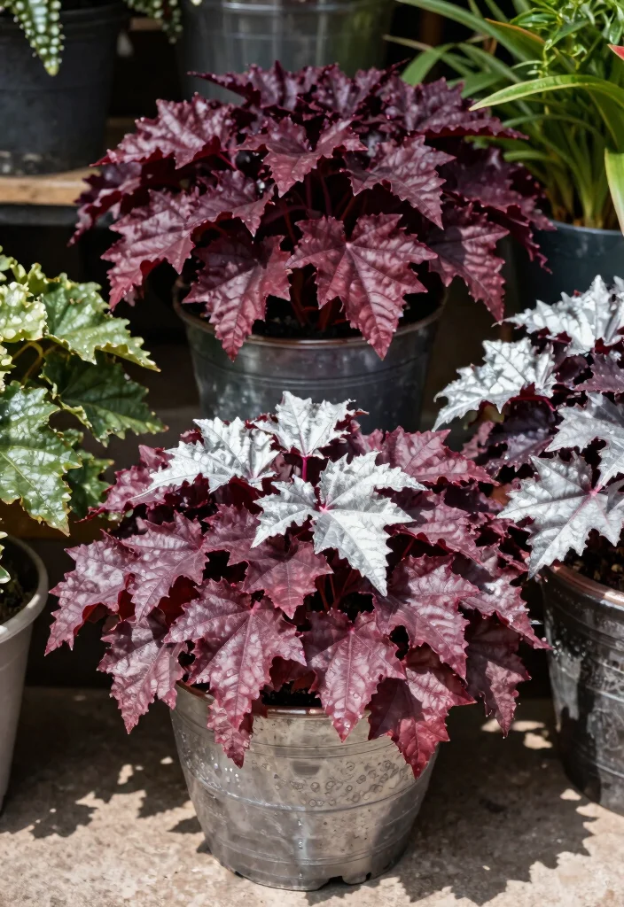 12 Part Shade Planter Ideas That Thrive Without Full Sun 67 12 Part Shade Planter Ideas That Thrive Without Full Sun - 7. Unique Heucheras 1