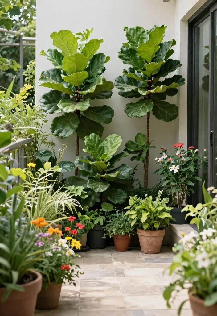 12 Patio Plant Ideas to Add Color, Texture, and Privacy - 11. Biophilic Design with Indoor-Outdoor Plants 1