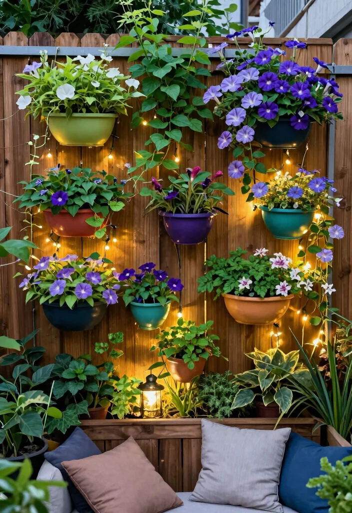 12 Patio Plant Ideas to Add Color, Texture, and Privacy - 2. Vertical Garden for Privacy 1