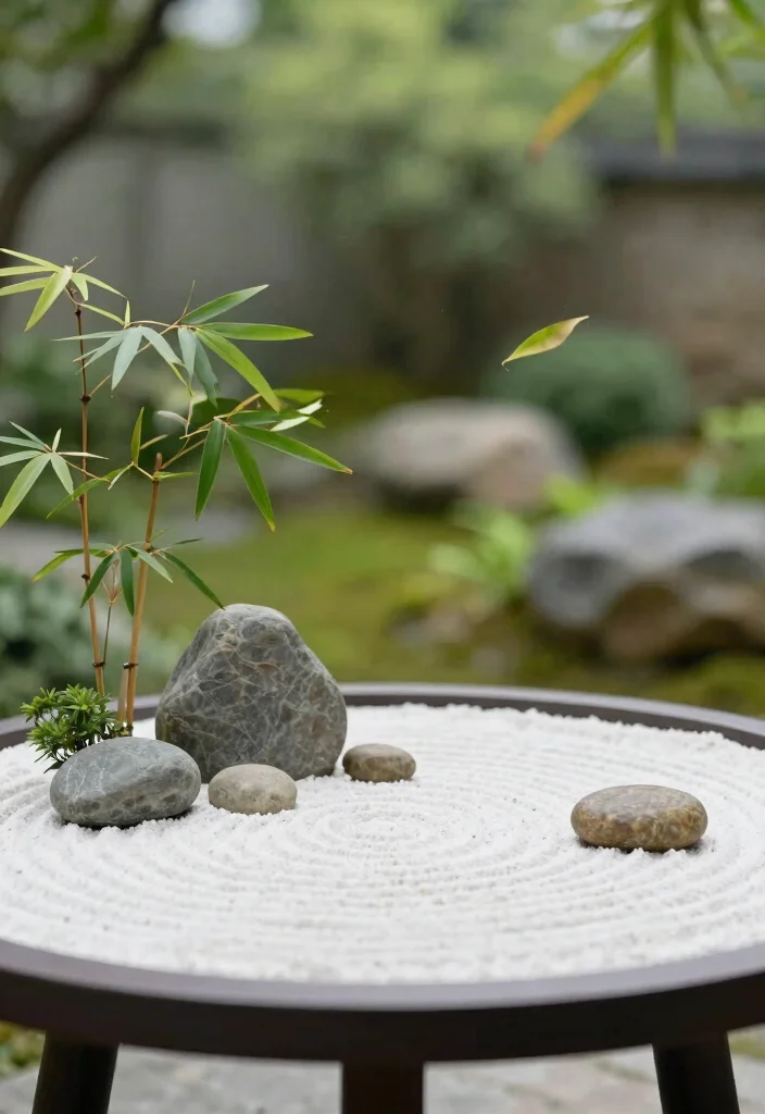 12 Patio Plant Ideas to Add Color, Texture, and Privacy - 9. Miniature Japanese Zen Garden 1