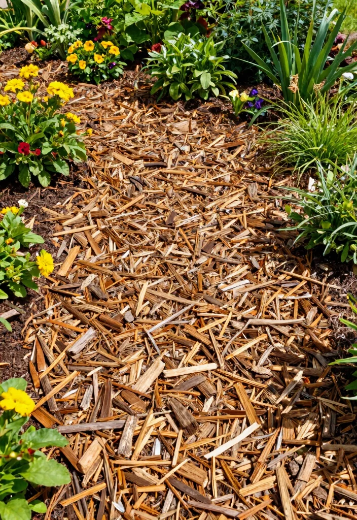 12 Phoenix Backyard Ideas for Heat Smart Outdoor Design - 10. Consider Using Mulch for Moisture Retention 1