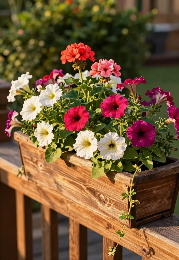 12 Plants on Patio Ideas for Lush Small Outdoor Spaces - 3. Blooming Flower Boxes 1