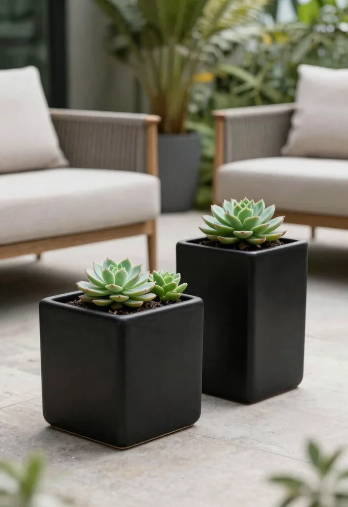 12 Rectangle Planter Ideas for Modern Patios and Small Gardens - 12. Minimalist Rectangle Planters 1