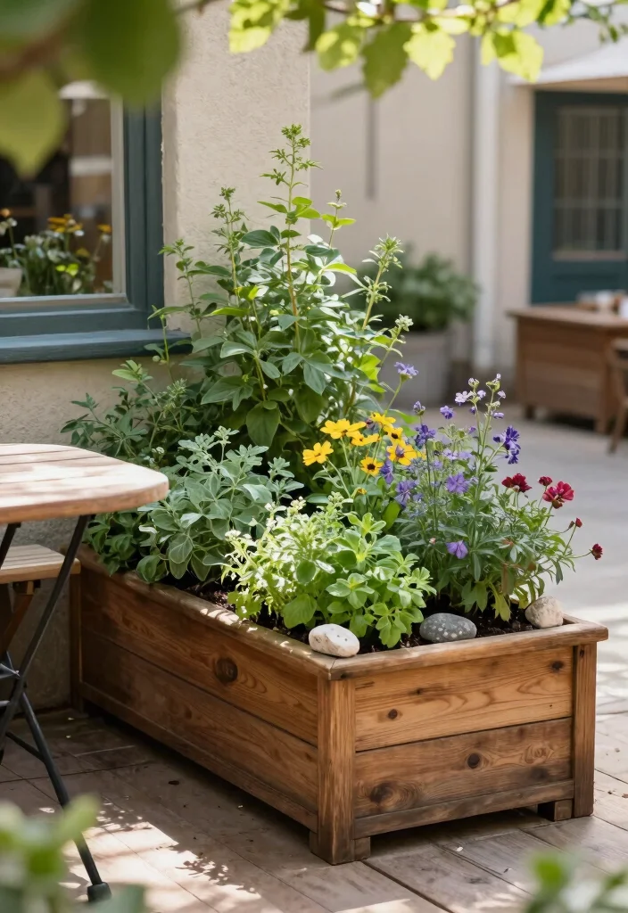 12 Rectangle Planter Ideas for Modern Patios and Small Gardens - 4. Corner Rectangle Planters 1