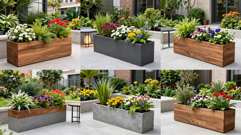 12 Rectangle Planter Ideas for Modern Patios and Small Gardens