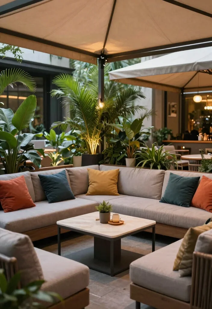 12 Resort Backyard Ideas to Create a Relaxing Outdoor Escape - 6. Cozy Outdoor Lounge Area 1