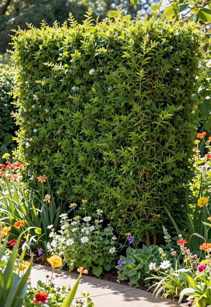 12 Trellis Ideas for Privacy That Look Stylish and Natural - 12. Living Hedge Trellis 1