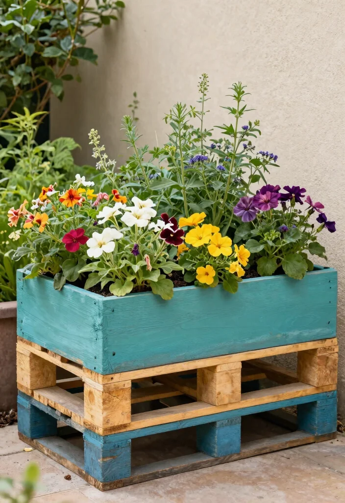 16 Planter Ideas for Patios Porches and Small Gardens 8. Pallet Planters 0