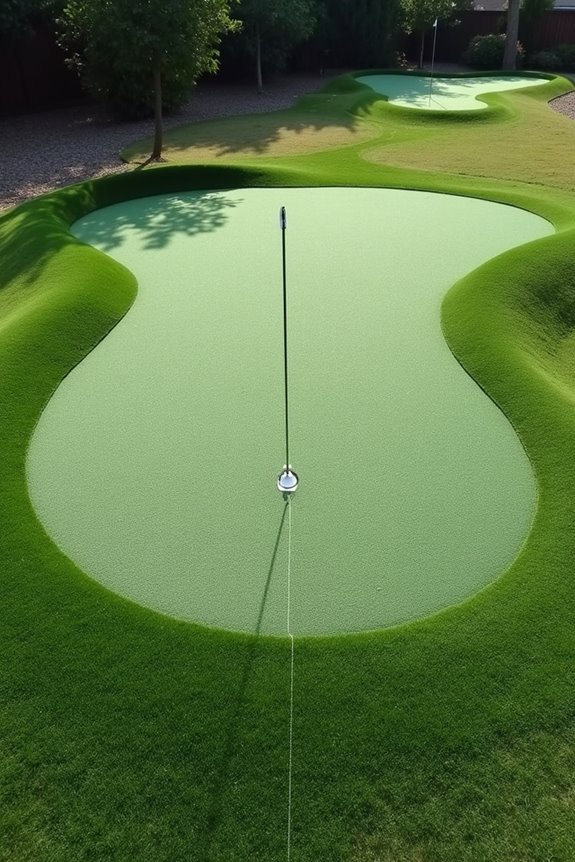 25 sq m level green