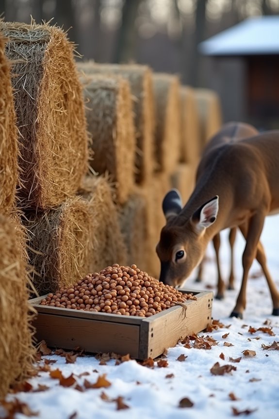 alfalfa hay supports winter deer nutrition