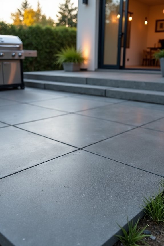 concrete patio pricing tiers and costs