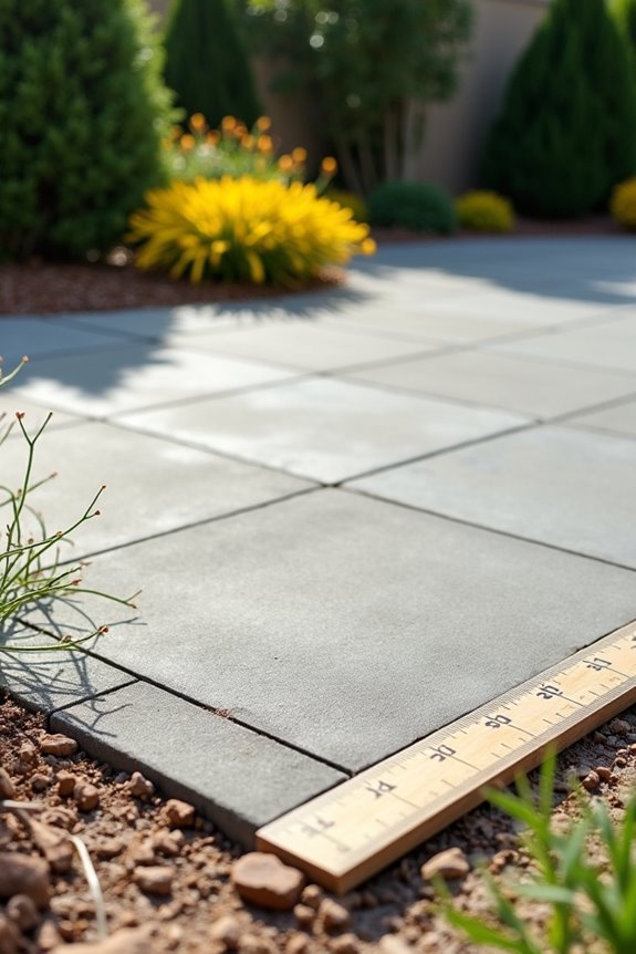 consult a pro for load bearing patio thickness