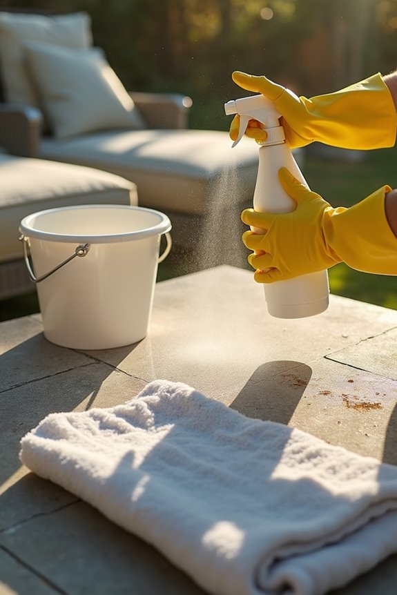 general stain removal steps and dilutions
