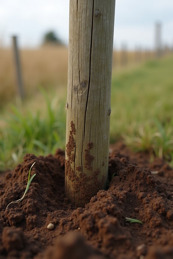 increase post depth for stability