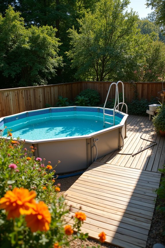 ladders decks breach pool barrier