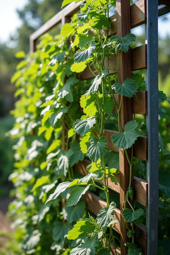 matching trellis to plant needs