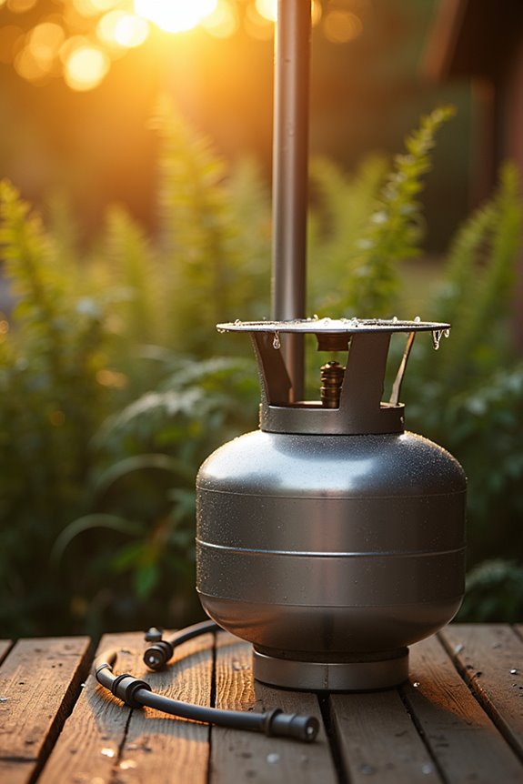 propane heater costs per hour