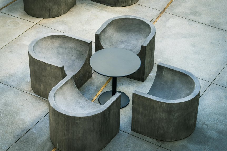 recommended concrete patio thickness four inches