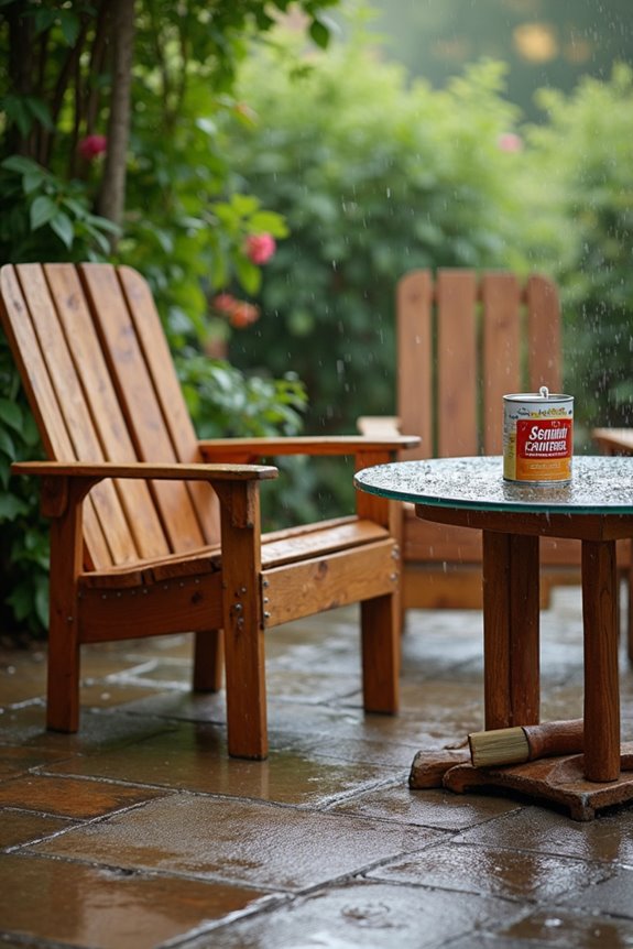 sealants vs oils for outdoor furniture care