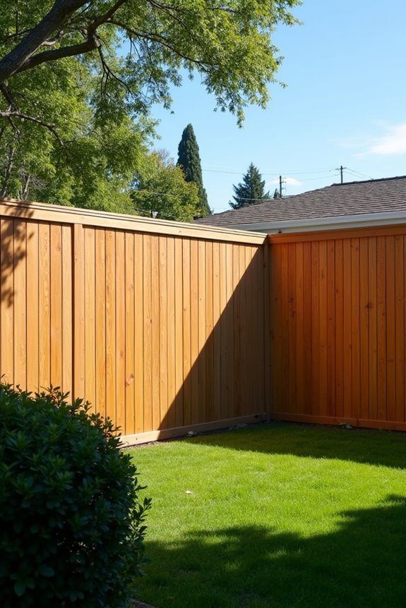 tall solid privacy fencing works best